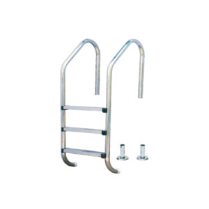 Escalera sobreponer 3 peldaños acero inoxidable (AquaProtect)